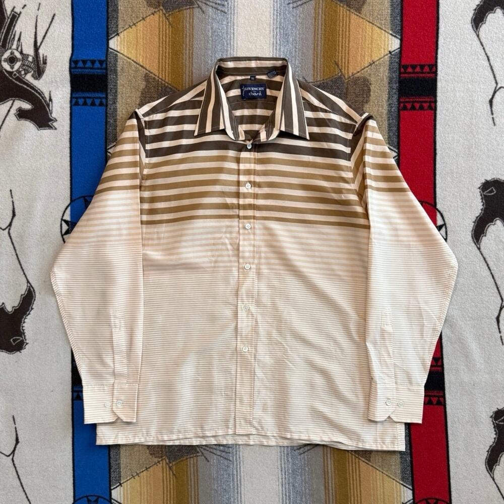 Vintage Men’s Givenchy for Chesa Button UP Long Sleeve Shirt Size XL Disco